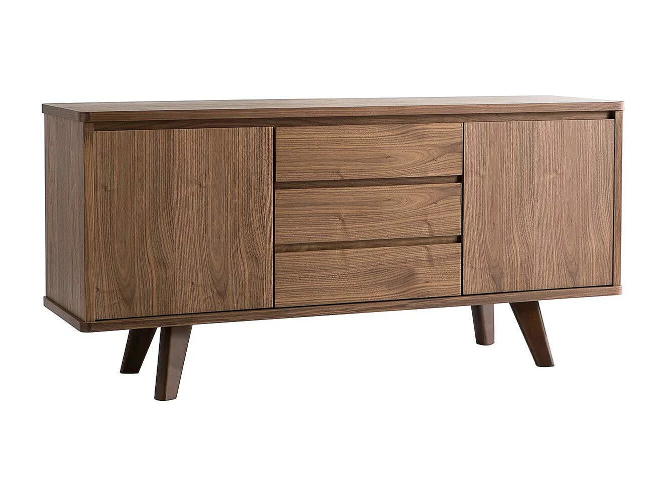 Design-Sideboard Nussbaum FIFTIES