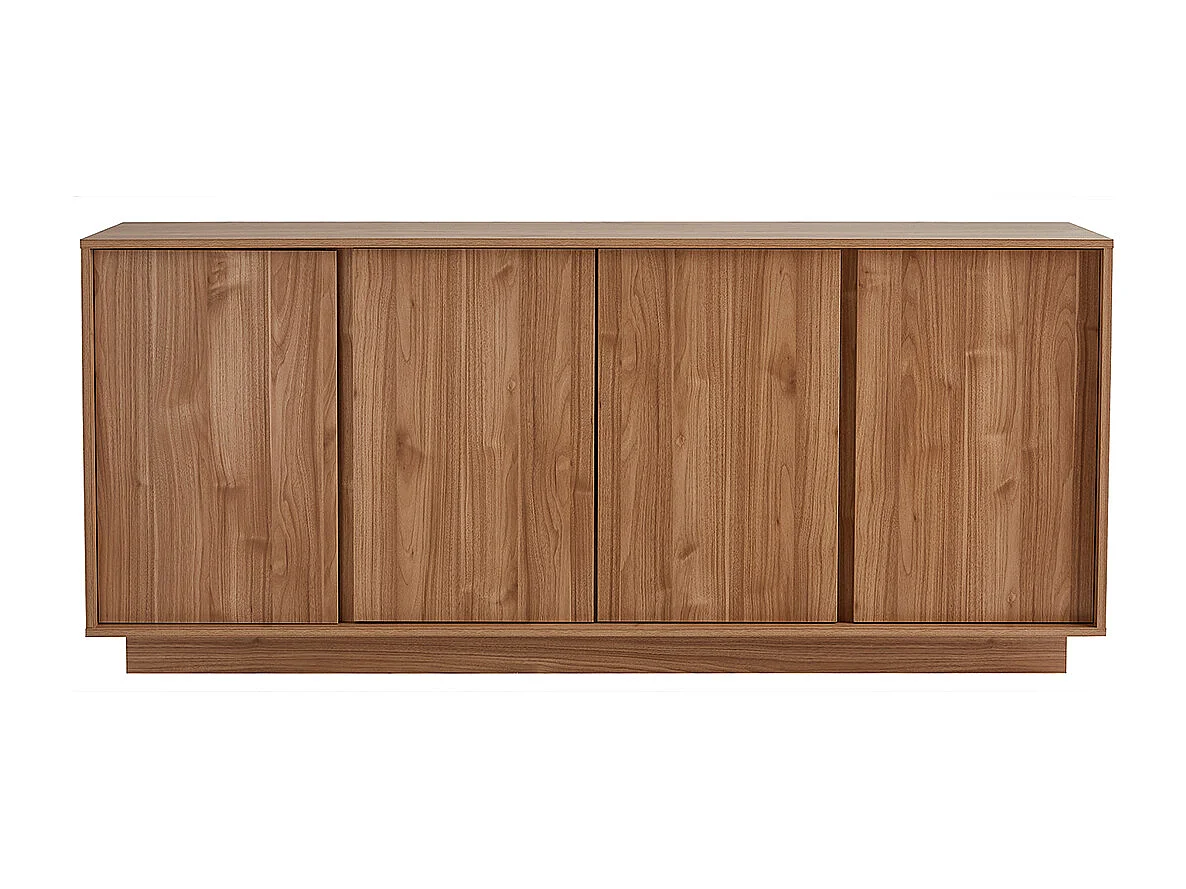 Credenza scandinava 4 ante finitura rovere L180 cm COMO