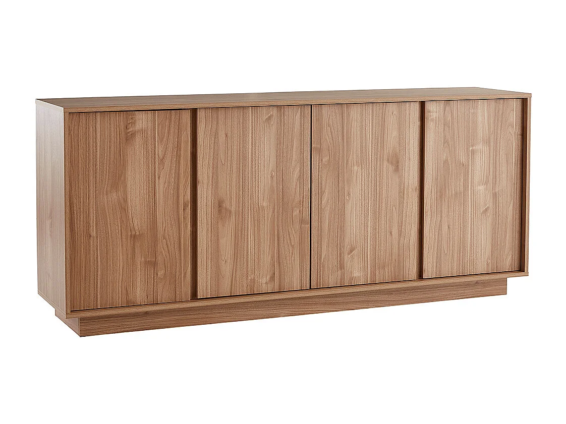 Credenza scandinava 4 ante finitura rovere L180 cm COMO