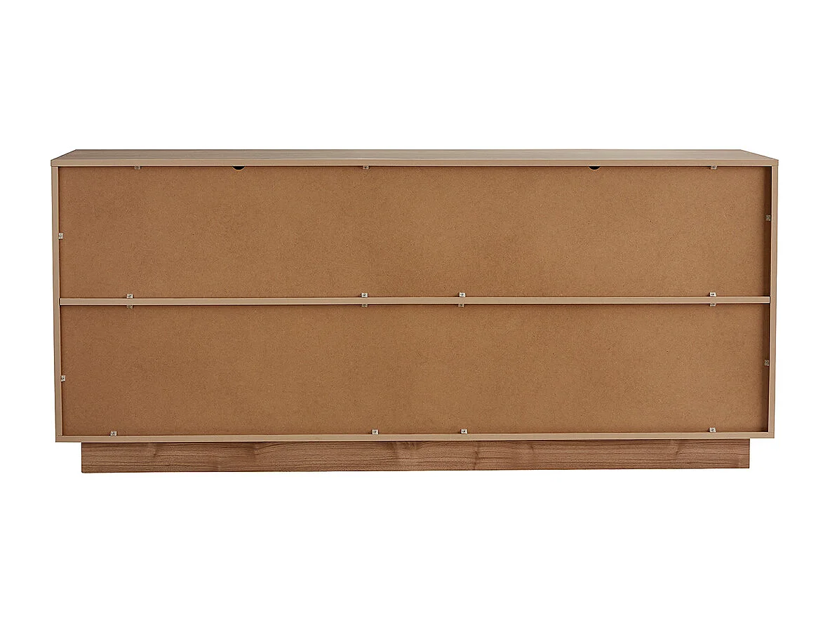 Credenza scandinava 4 ante finitura rovere L180 cm COMO