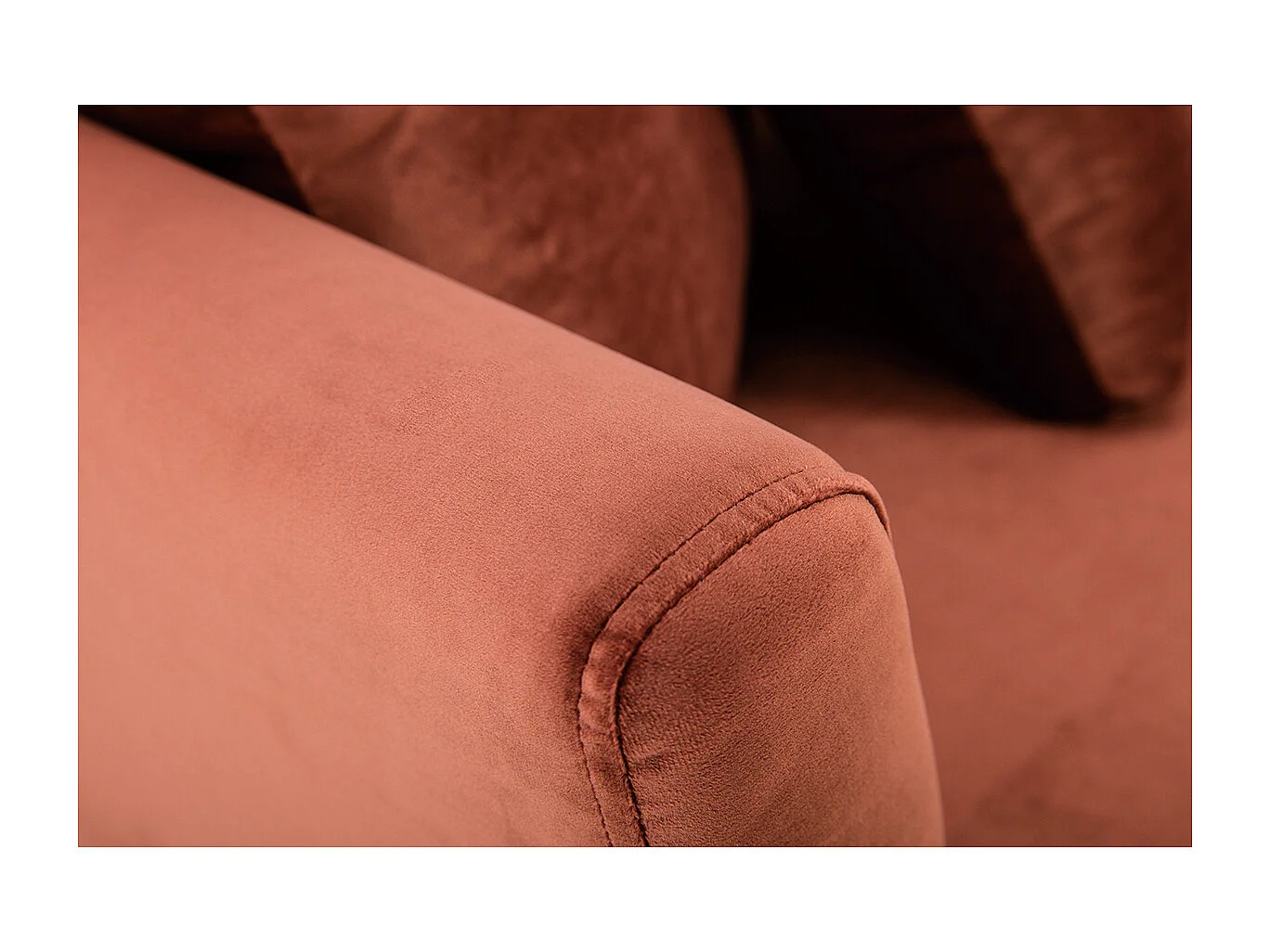 Divano scandinavo 2 posti sfoderabile velluto bordeaux OSLO