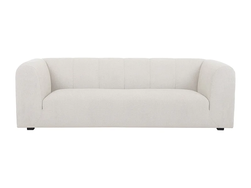 Divano design in tessuto beige 4 posti OLIVEIRO