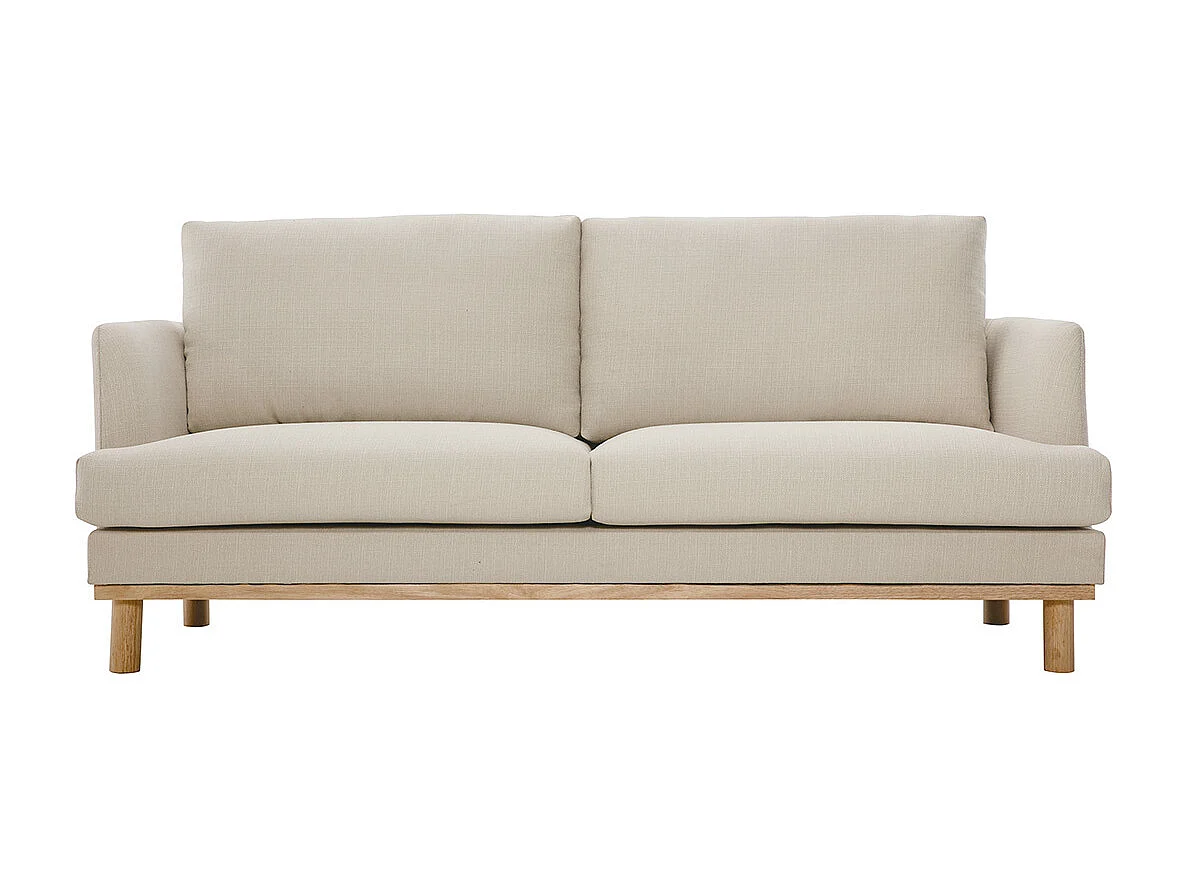 Divano scandinavo beige 3 posti HOBART