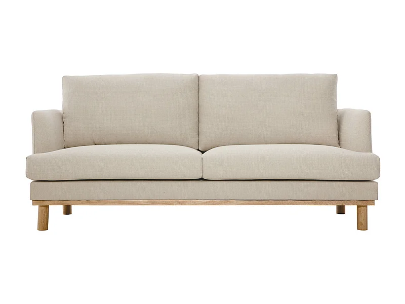 Divano scandinavo beige 3 posti HOBART