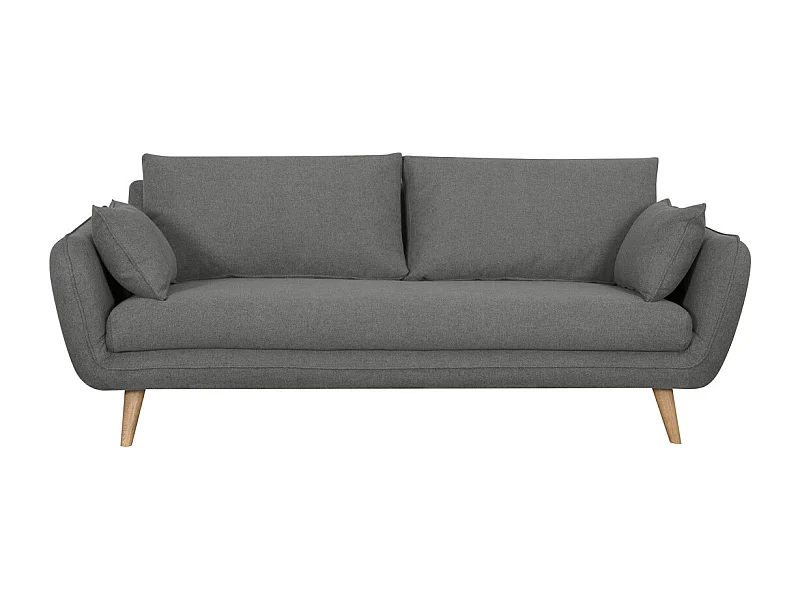 Divano scandinavo 3 posti antracite CREEP