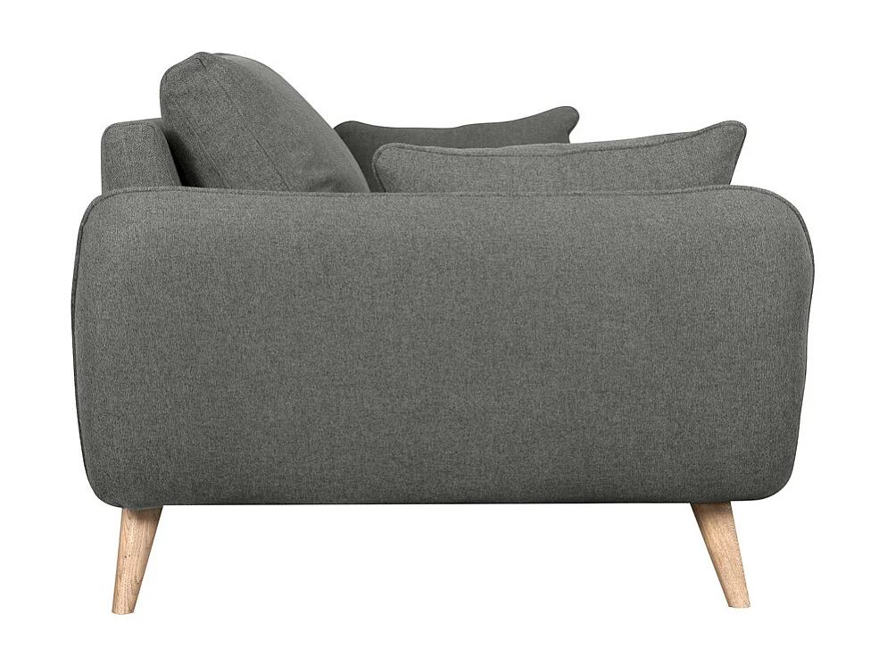 Sofá nórdico 3 plazas antracita CREEP