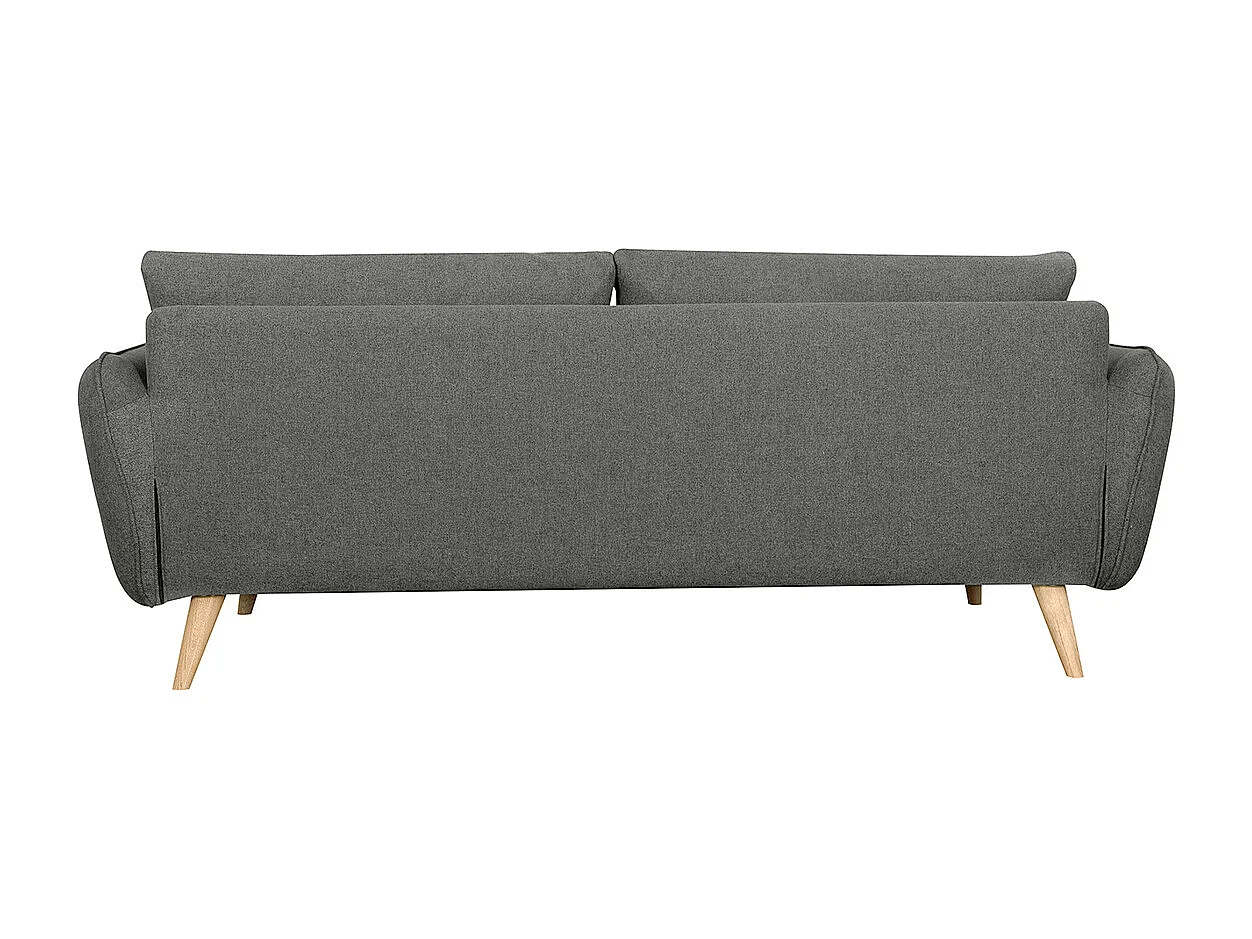 Sofá nórdico 3 plazas antracita CREEP