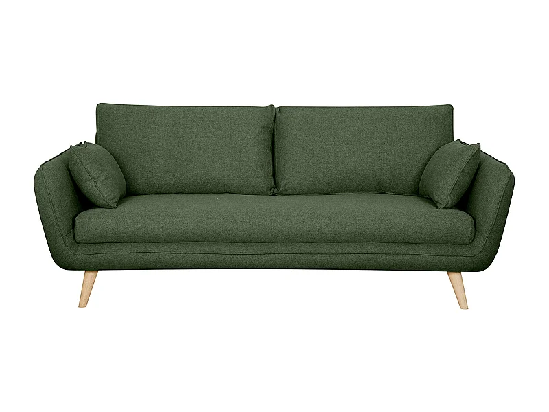 Divano scandinavo 3 posti kaki CREEP