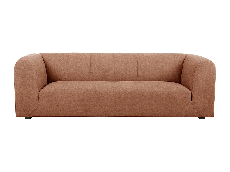 Design-Sofa mit Stoff im Samtdesign Terracotta 3-4-Sitzer OLIVEIRO