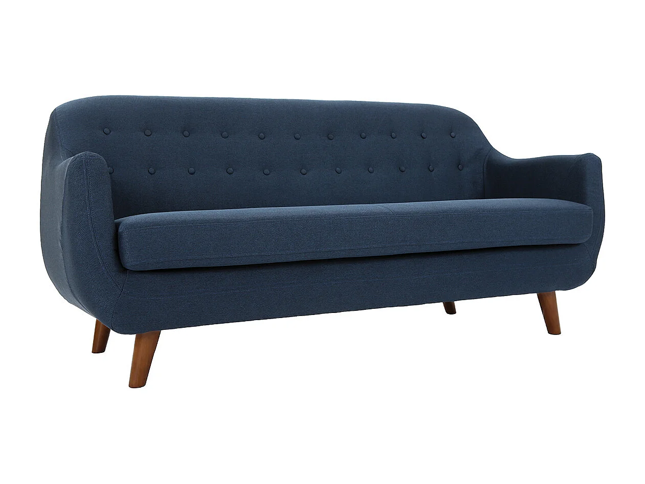 Design-Sofa 3 Plätze Blau YNOK