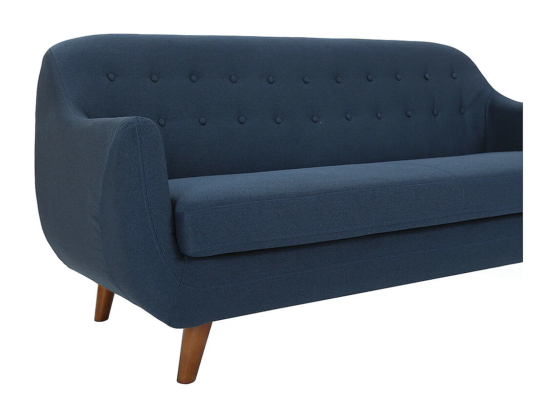Design-Sofa 3 Plätze Blau YNOK