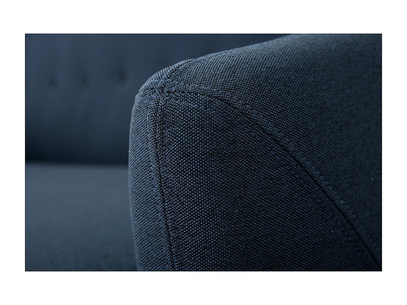Design-Sofa 3 Plätze Blau YNOK