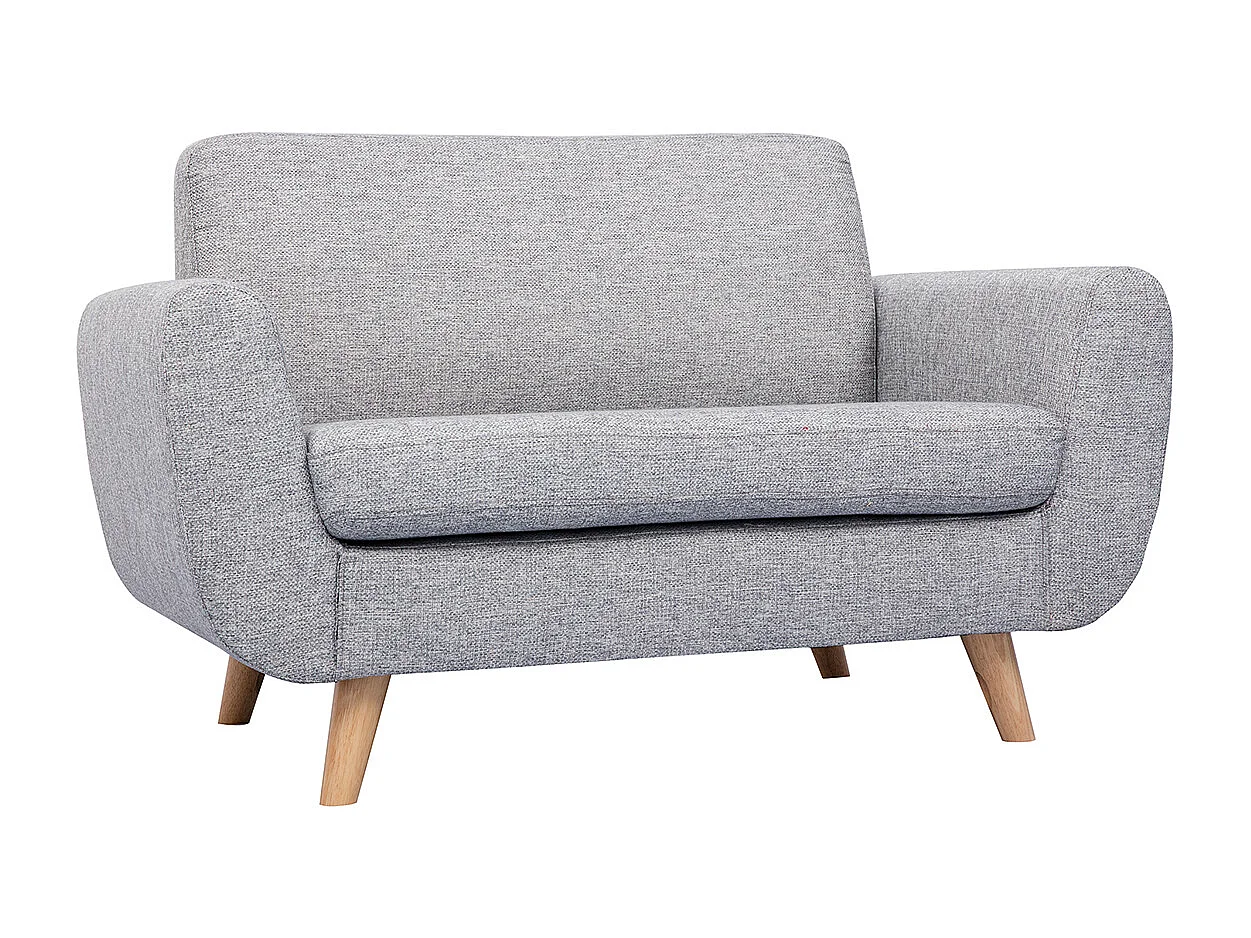 Sofá de diseño 2 plazas gris PURE