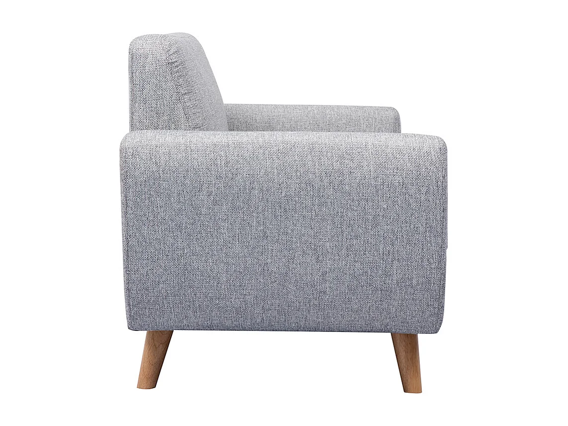 Sofá de diseño 2 plazas gris PURE