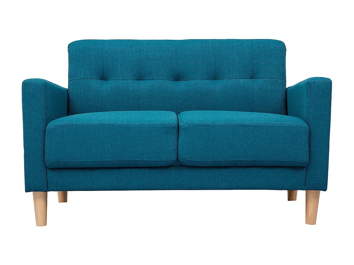 2-er Designer-Sofa MOON entenblau