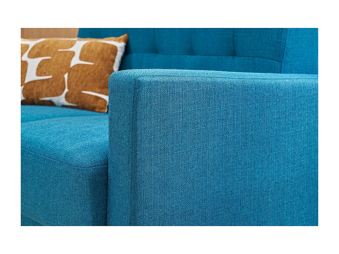 2-er Designer-Sofa MOON entenblau