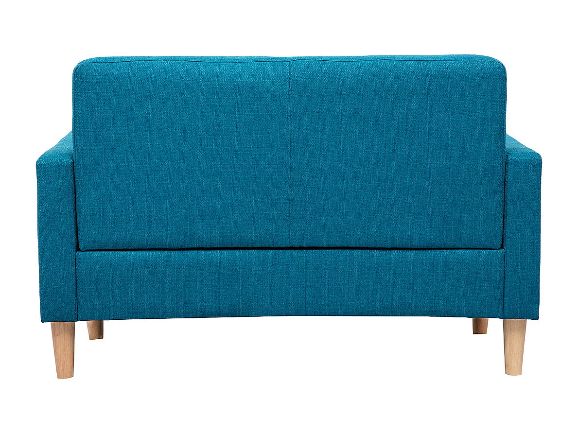 2-er Designer-Sofa MOON entenblau