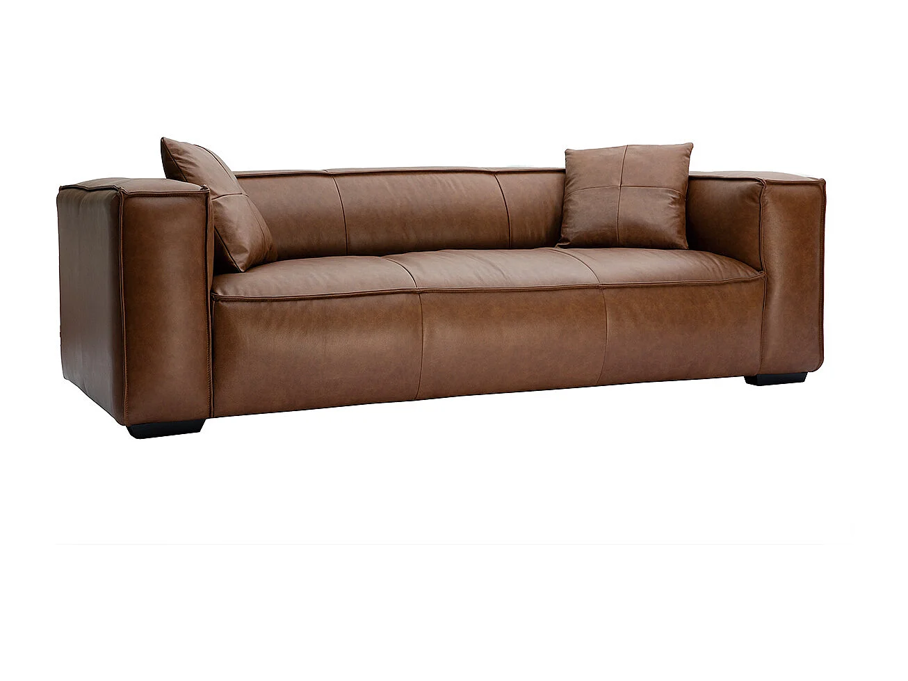 Sofa aus Büffelleder 3-Sitzer COBAIN