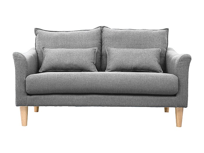 miliboo - Divano Design 3 Posti Sfoderabile Grigio Antracite Kyo