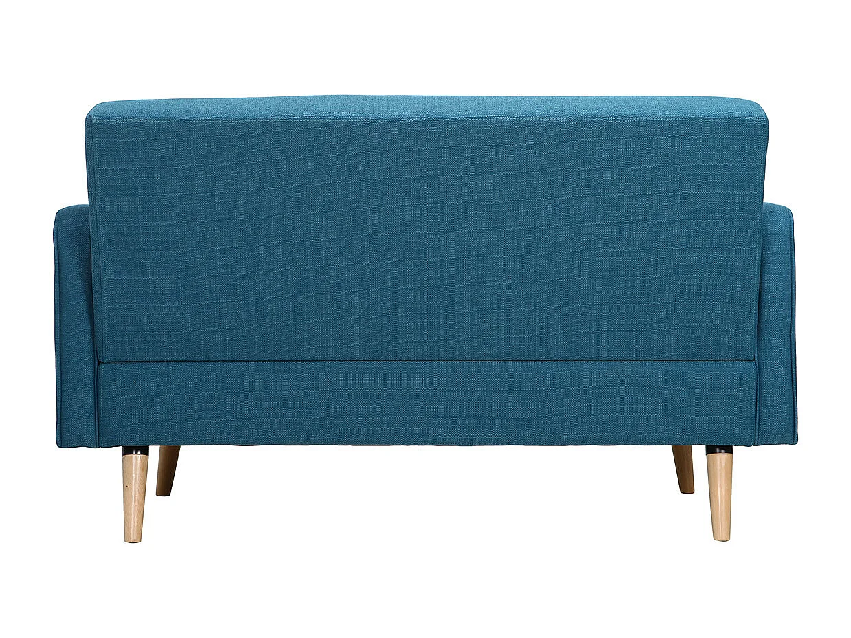 Sofa skandinavisch 2 Plätze Blau ULLA