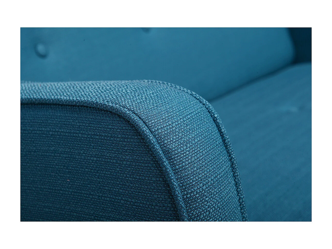 Sofa skandinavisch 2 Plätze Blau ULLA