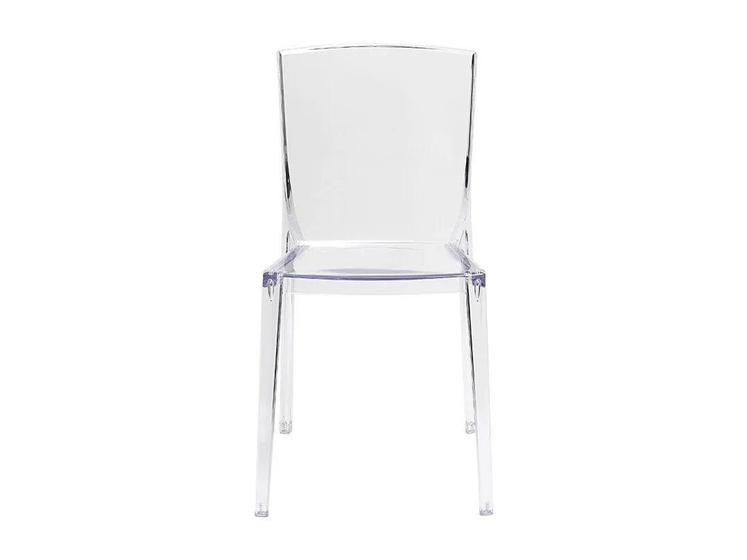 Sillas modernas transparentes lote de 2 ISLAND