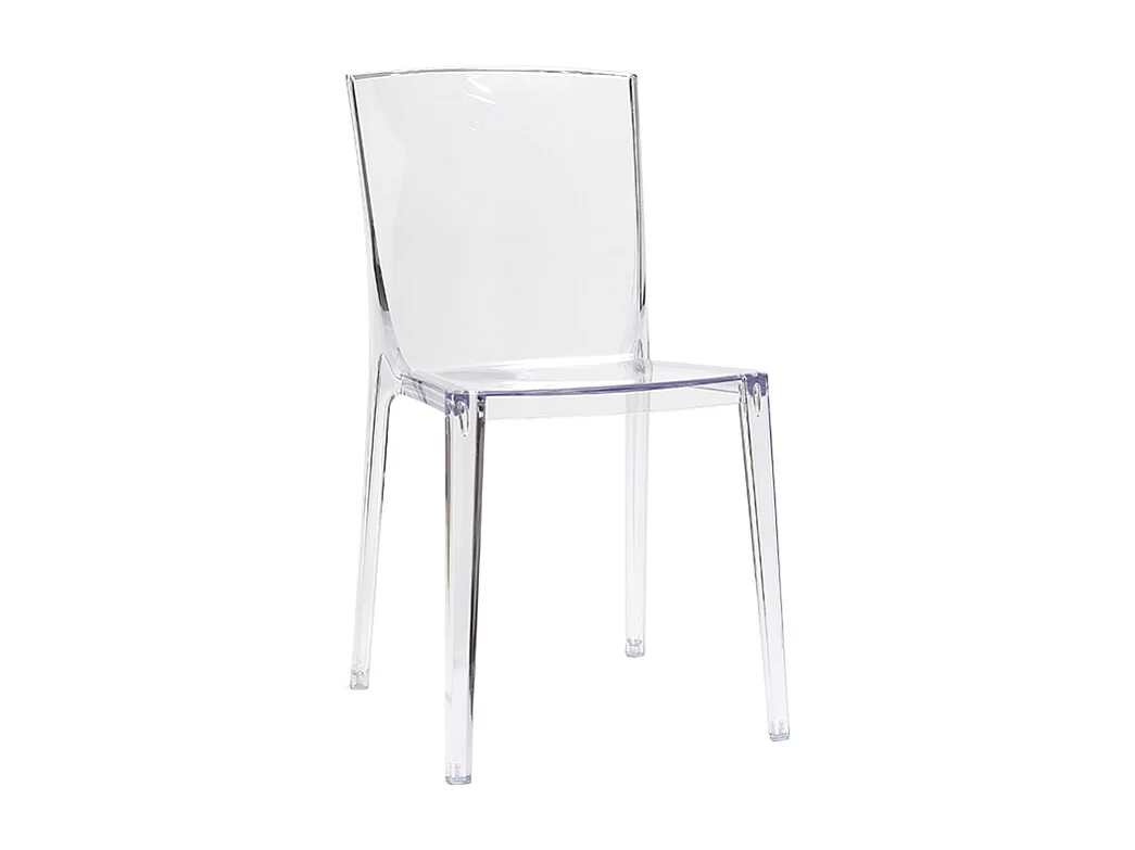 Sillas modernas transparentes lote de 2 ISLAND