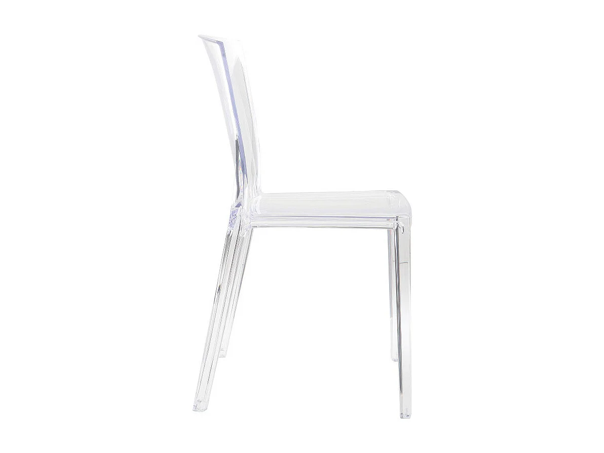 Sillas modernas transparentes lote de 2 ISLAND