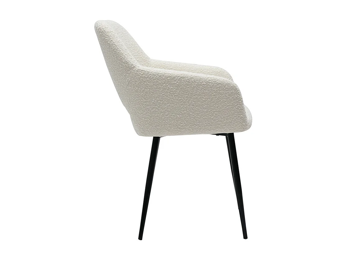 Stühle aus Stoff mit Woll-Effekt (2er-Set) LAURETTE