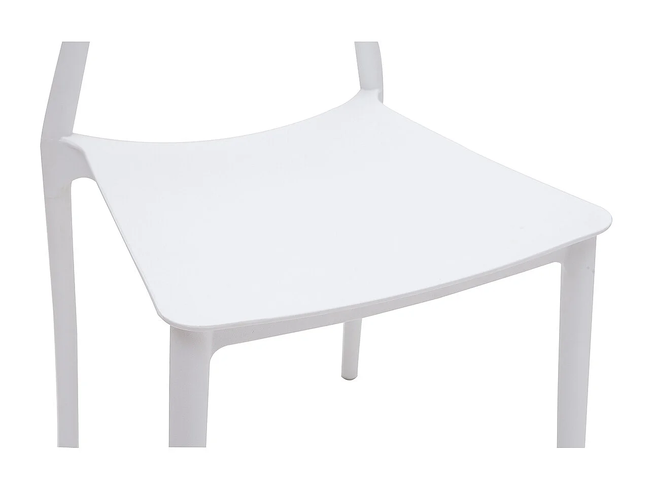 Set di 2 sedie design bianco in polipropilene ANNA