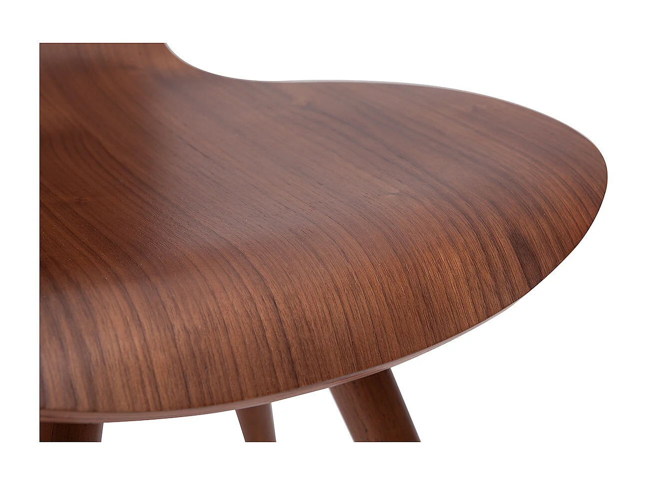 Lote de dos sillas estilo escandinavo en nogal natural NORDECO