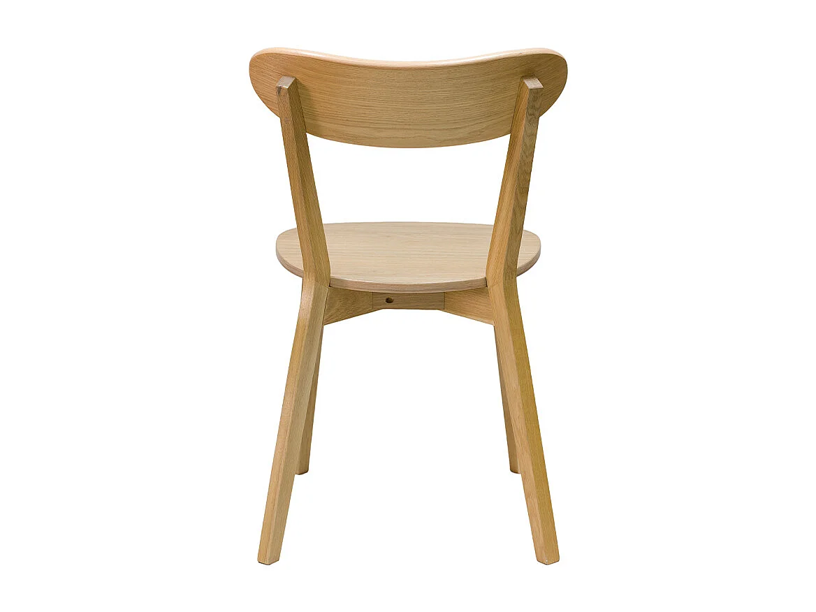 Set de 2 sillas vintage de madera de roble claro DOVE