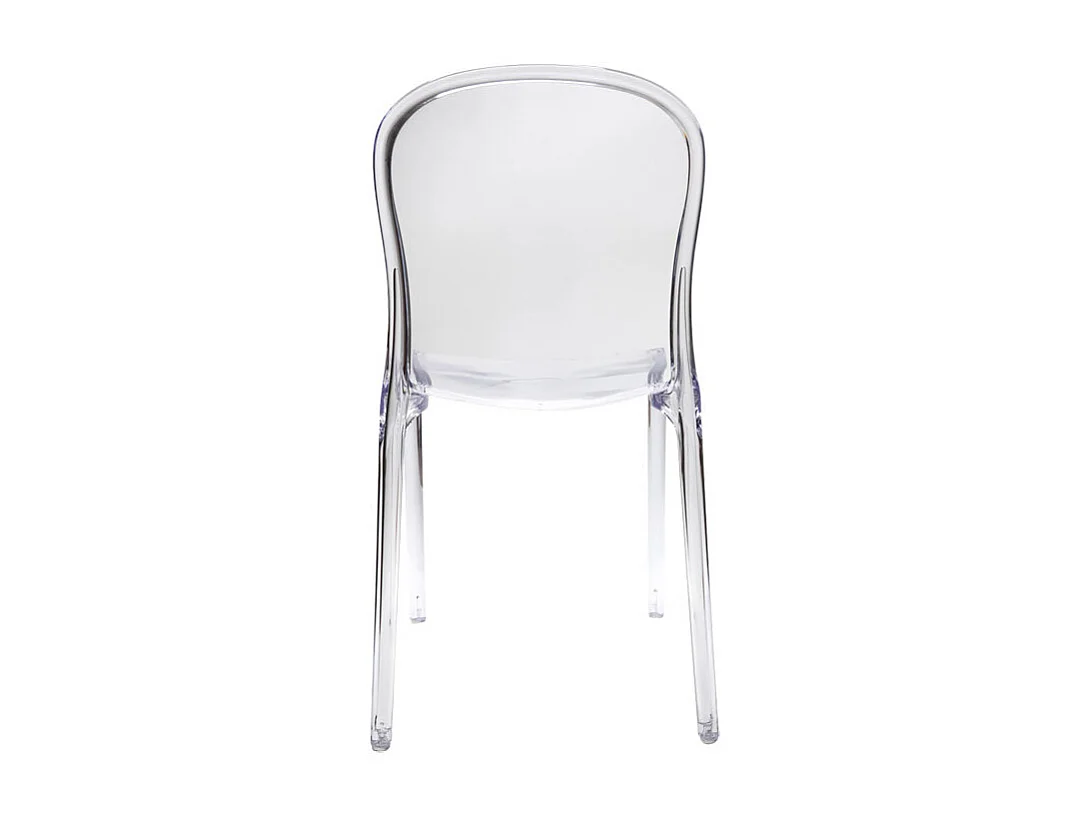 2 Design-Stühle Polycarbonat Transparent THALYSSE