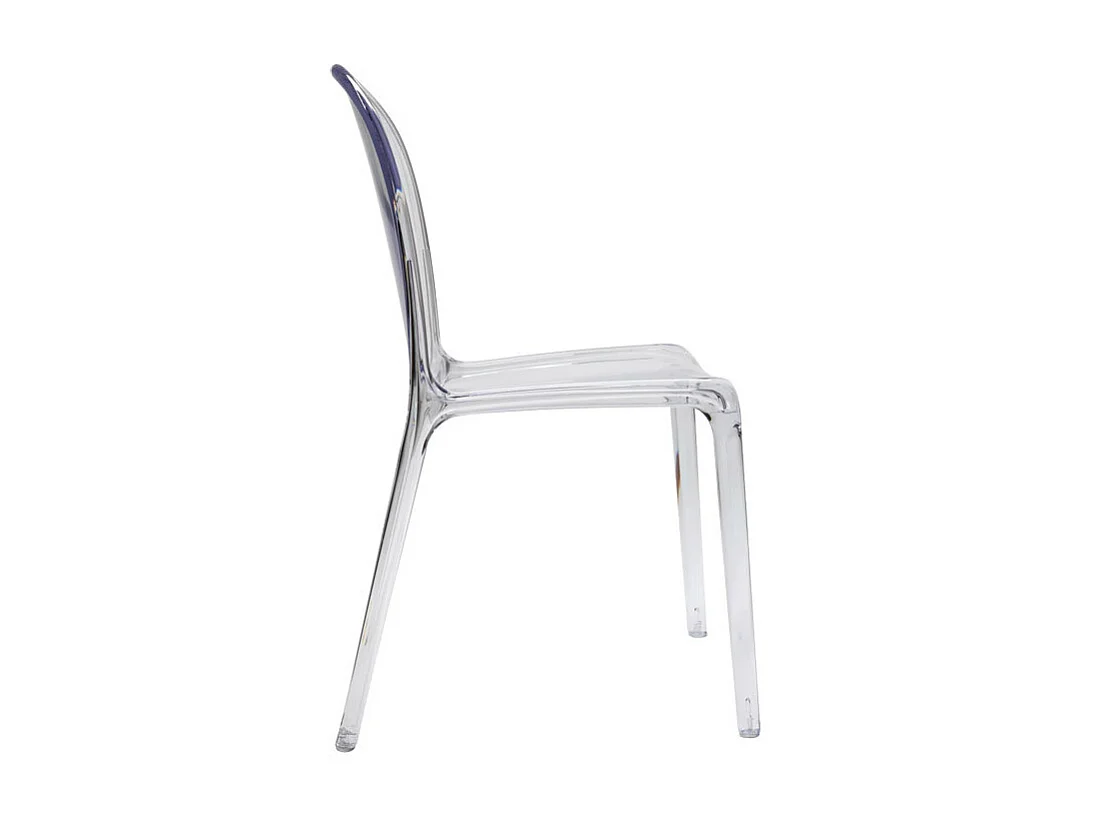 Chaises empilables design transparentes (lot de 2) THALYSSE