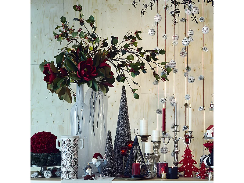 Feuillage Houx - Rouge