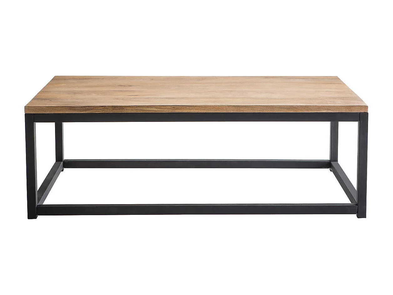 Tavolino stile industriale in legno e metallo FACTORY