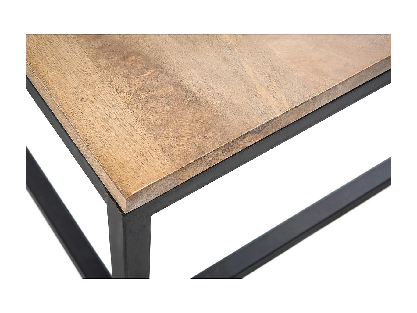 Tavolino stile industriale in legno e metallo FACTORY