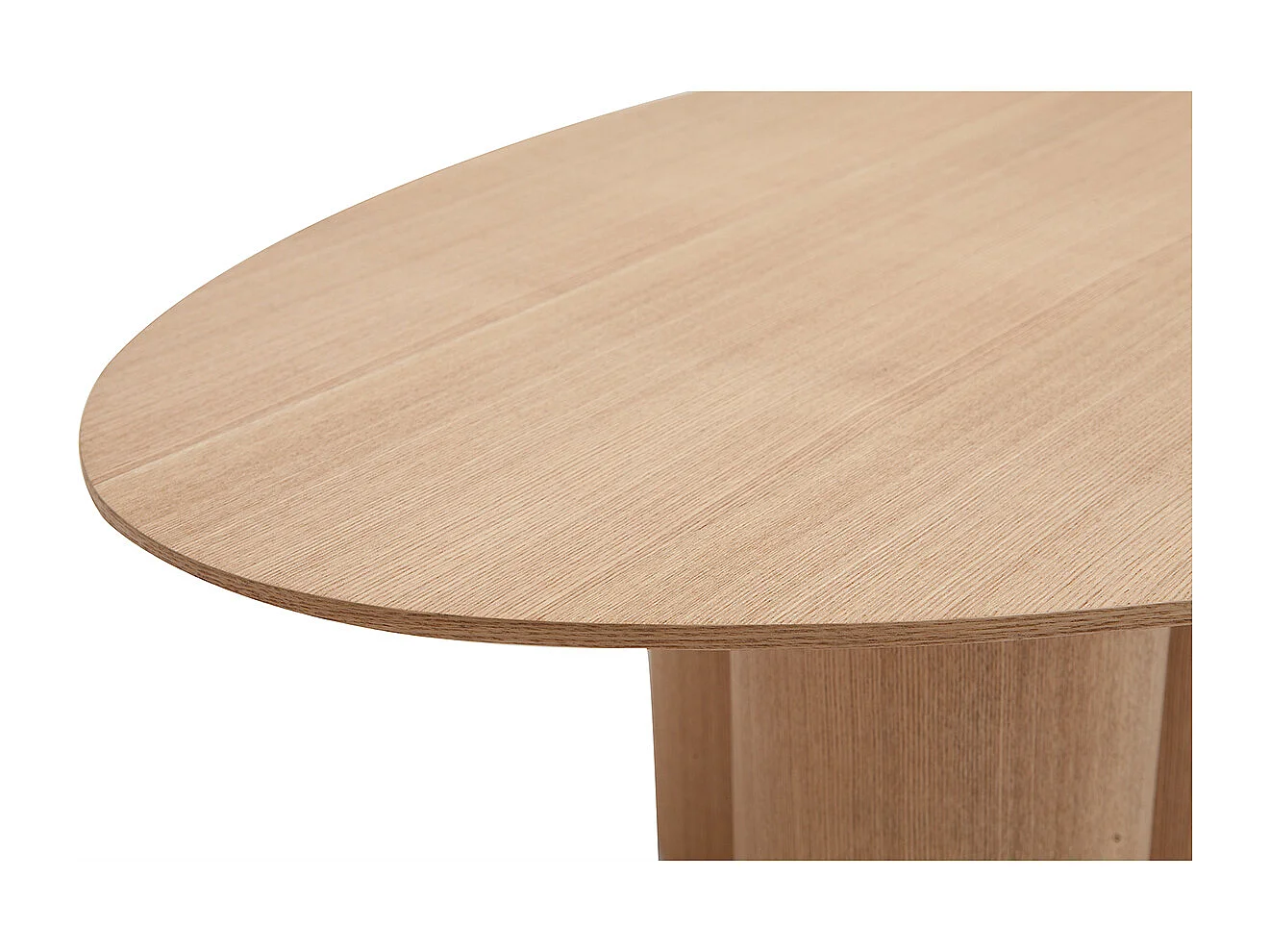 Design-Couchtisch aus hellem Holz HOLLEN