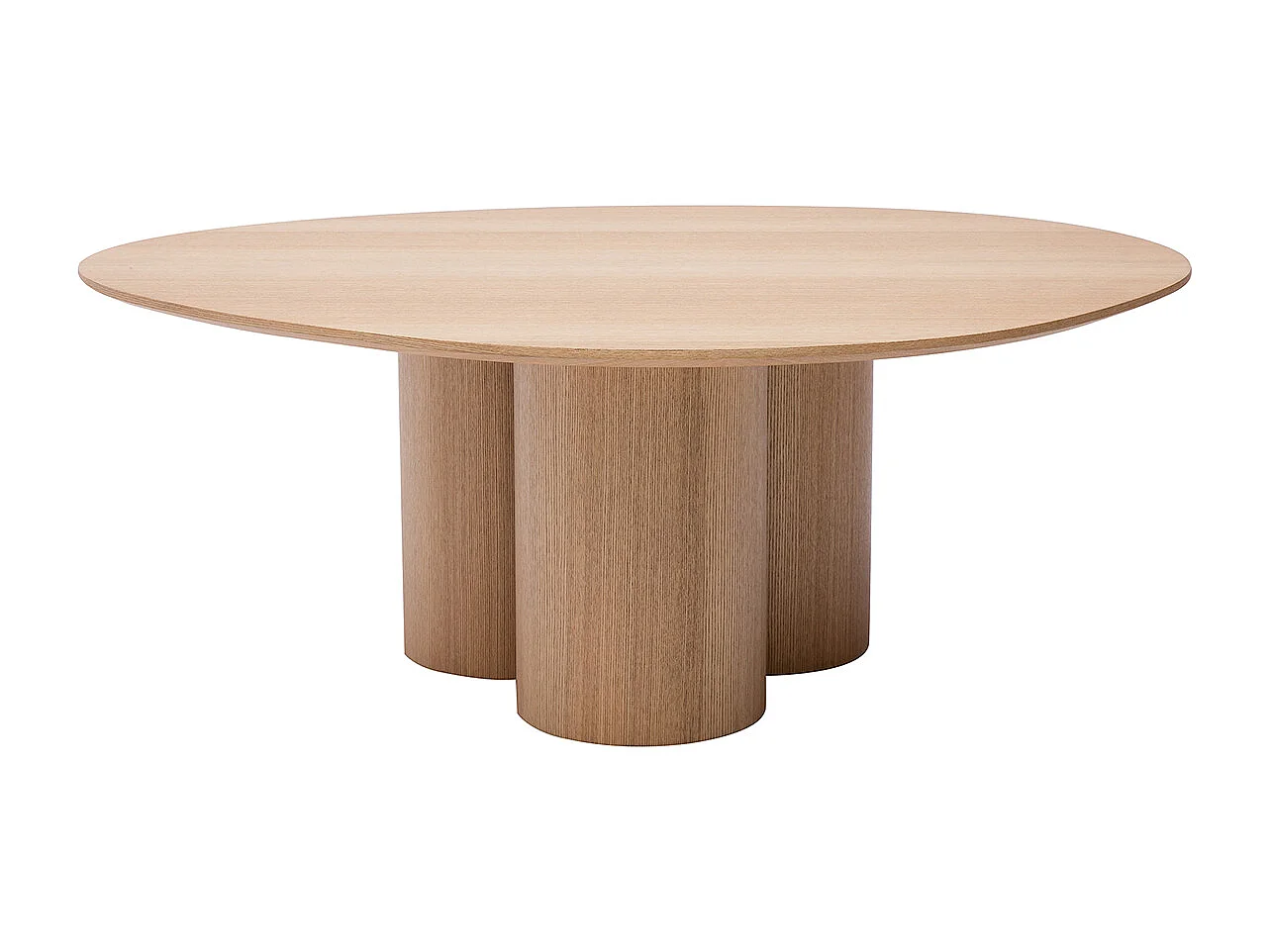 Tavolino da salotto design legno chiaro L100 cm HOLLEN