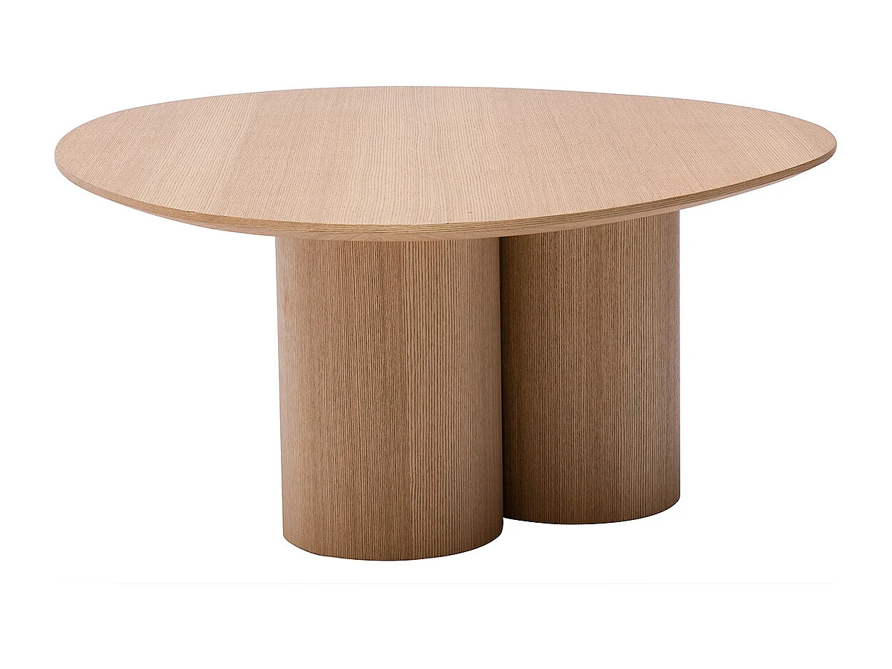 Tavolino da salotto design legno chiaro L100 cm HOLLEN