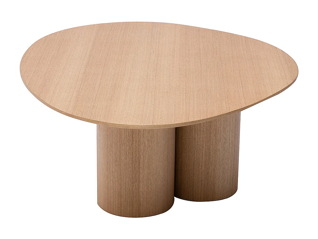 Tavolino da salotto design legno chiaro L100 cm HOLLEN