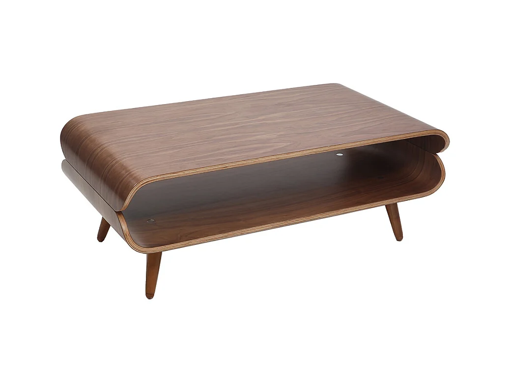 Design-Couchtisch Nussbaum TAKLA