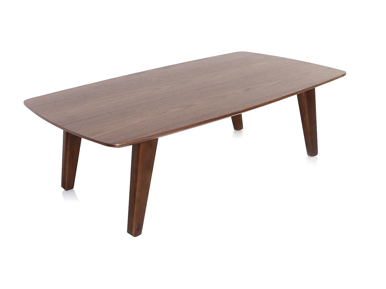 Design-Couchtisch Nussbaum FIFTIES