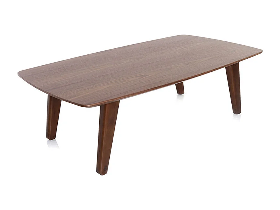 Design-Couchtisch Nussbaum FIFTIES