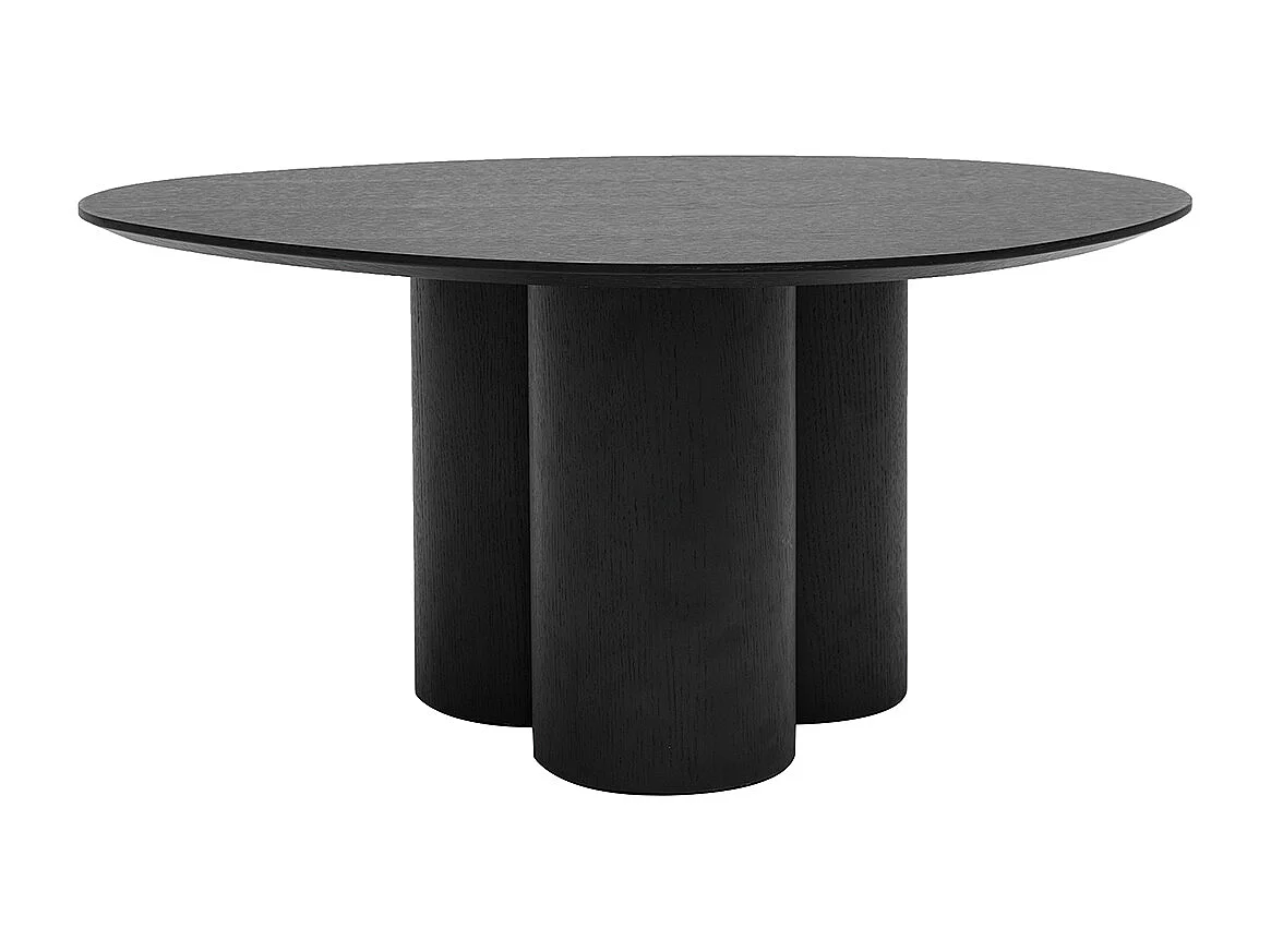 Tavolino da salotto design legno nero L78 cm HOLLEN