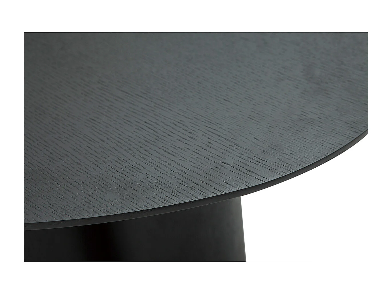 Tavolino da salotto design legno nero L78 cm HOLLEN