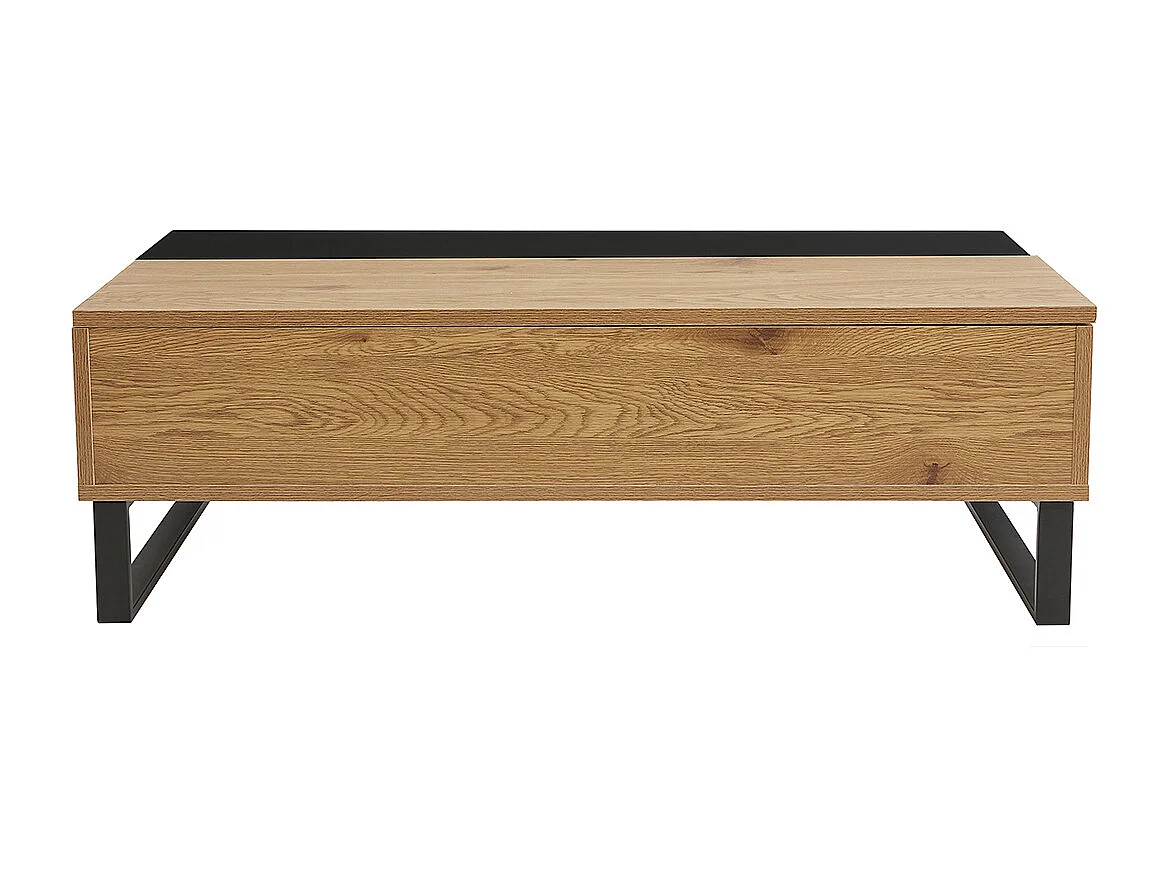 Mesa de centro elevable en madera y metal WYNN