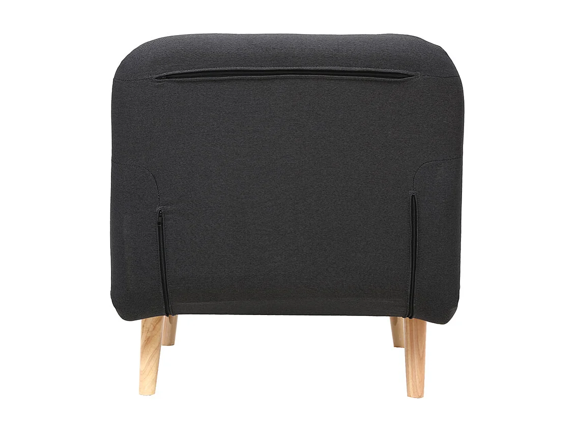 Skandinavischer Schlafsessel Stoff Dunkelgrau AMIKO