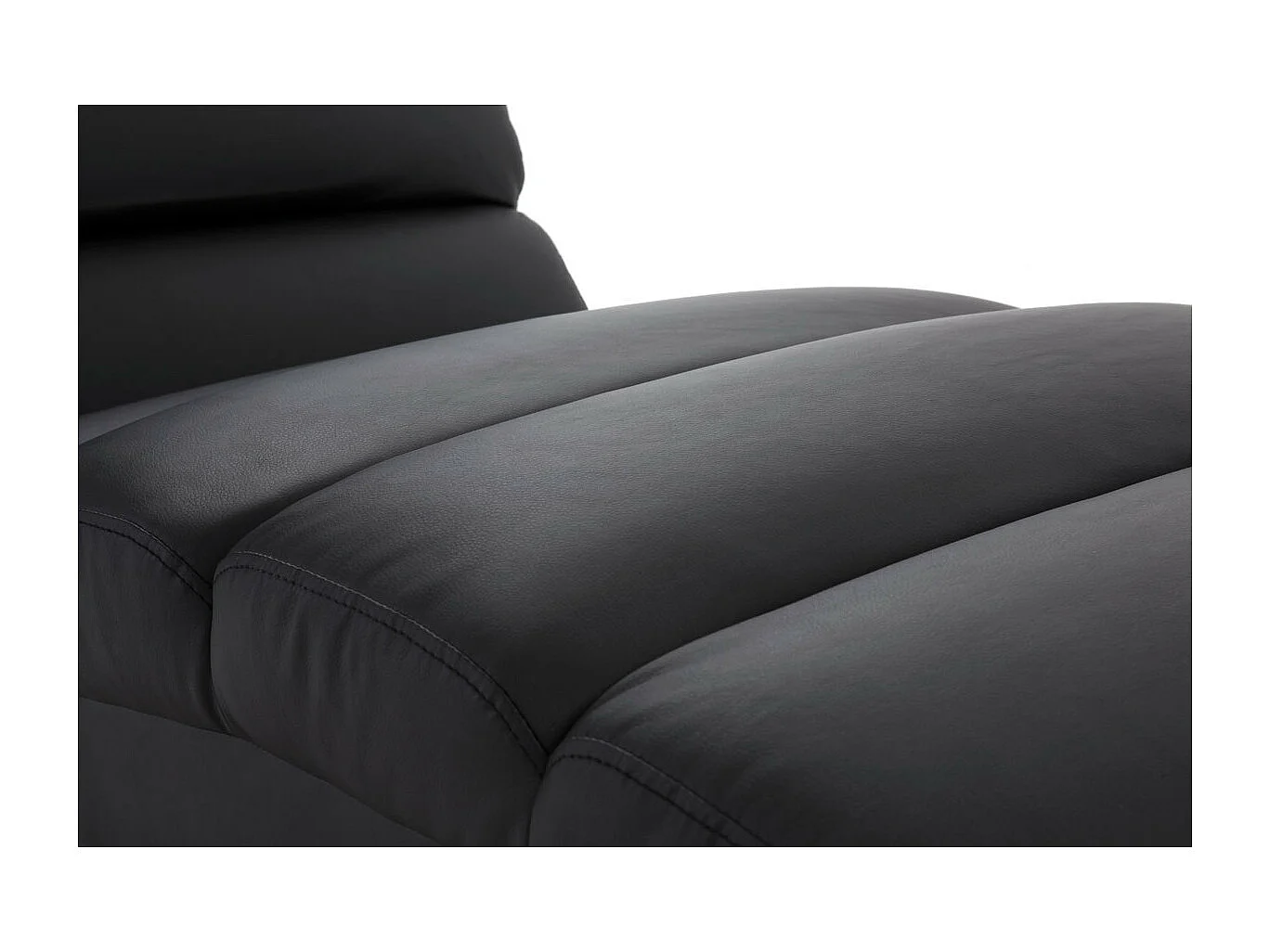 Chaise Longue de diseño negra TAYLOR