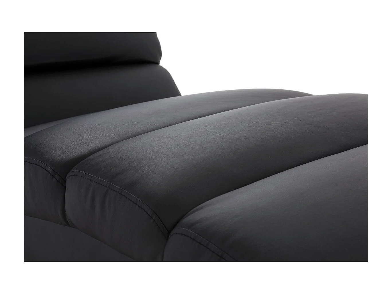 Chaise Longue de diseño negra TAYLOR